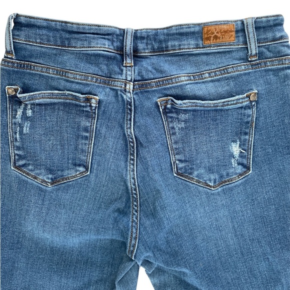 Judy Blue Jeans sz 9/29 slim fit mid rise - Picture 4 of 7